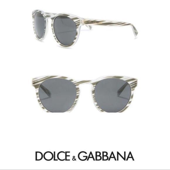 DOLCE Gabbana Striped Sunglasses - Picture 5 of 16